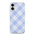 thumbnail image 1 of Funda de TPU a cuadros para iPhone 16: ultrafina, a prueba de golpes, antiamarilleo, resistente a arañazos, compatible con carga inalámbrica, agarre mejorado, estilo transparente., 1 of 7