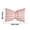 Pink, variant on Leodye 1PCS Striped Bow Decor Velvet Pillowcase, Soft Bolster Pillow Cover, for Sofa Bed Home Bedroom Decoration -19.69*12.99IN