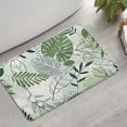 thumbnail image 6 of Cute Green Bathroom Rugs Plant Bath Mat, Non Slip Back Washable Bathroom Rug for Decor, Small Bathroom Tub Rug Leaf Shower Mat Boho Floor Mats Doormat. 27x17inch, 6 of 6