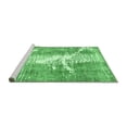 thumbnail image 2 of Ahgly Company Machine Washable Indoor Rectangle Abstract Emerald Green Modern Area Rugs, 5' x 8', 2 of 4