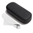 thumbnail image 1 of Funda para gafas Marvolia Hard Shell, tamaño grande, piel sintética, color negro, 1 of 7