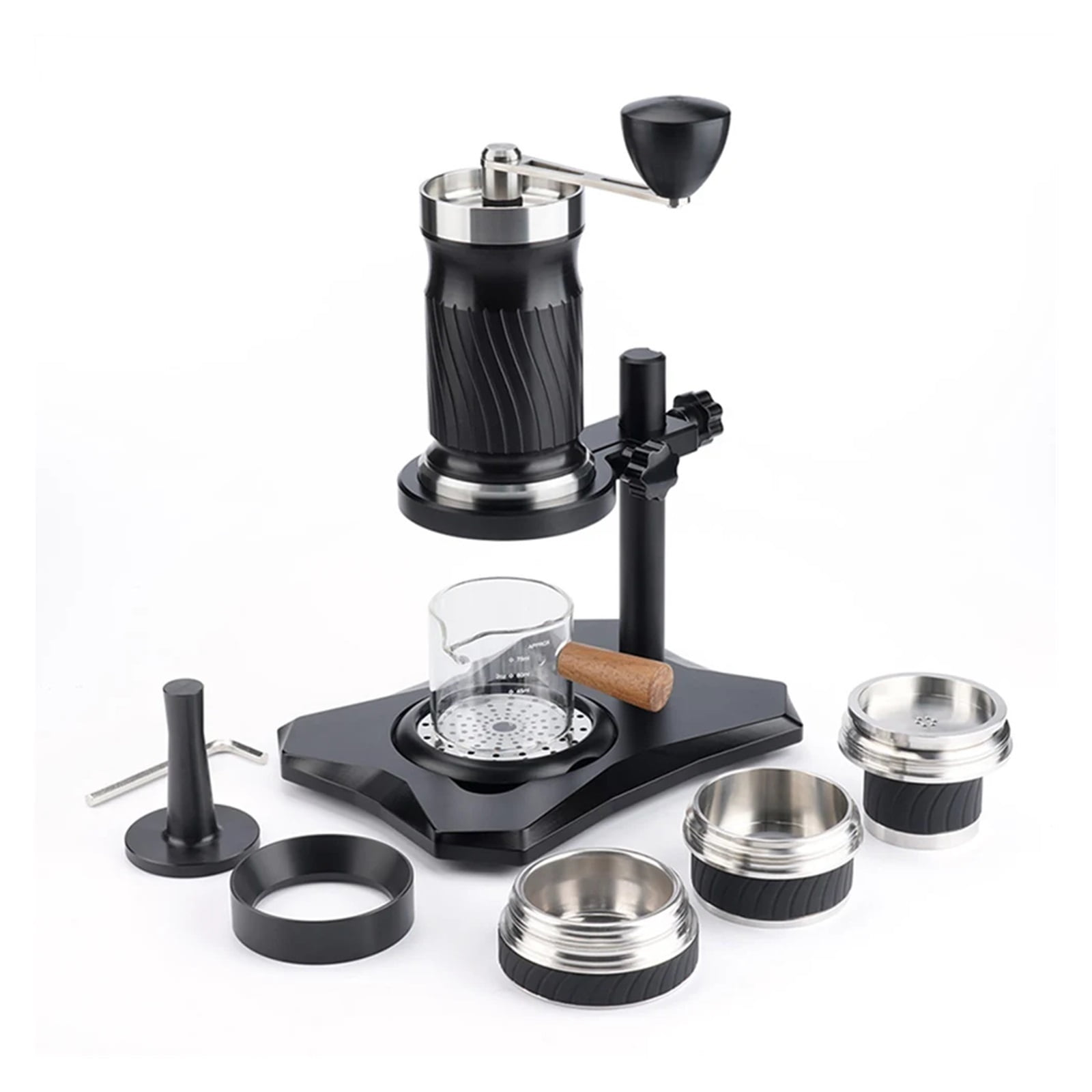 Manual Espresso Machine 9-12Bar Hand Pressure Portable Outdoor Travel Manual Extraction Coffee Maker Espresso Machine ,Portable