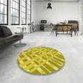 thumbnail image 4 of Ahgly Company Machine Washable Indoor Rectangle Transitional Banana Yellow Area Rugs, 2' x 3', 4 of 7