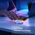 thumbnail image 4 of Portable Charger,Magnetic Fast Charging Pad Charging Station 25W Compatible for iPhone 17 16 15 14 13 12 Series & AirPods 4-2 Pro Type-C Ports, 4 of 8