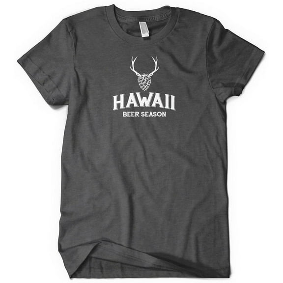 IHAWAII BEER Shirt Beer Lover Gift Hawaii Craft Beer Shirt Black Large