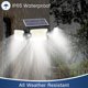 thumbnail image 5 of Outdoor Solar Lamp with Solar Panel, 2 Motion Sensor Security Light, 7300LM 305 LED Outdoor Solar Floodlight Spot Lighting for Garden Yard Garage Path, 5 of 5