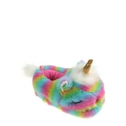 Wonder Nation Toddler Girls Critter Unicorn Slippers, Sizes 5/6-11/12