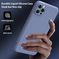 thumbnail image 4 of for Samsung Galaxy S22 Ultra Case, Thin Liquid Silicone Case,Shockproof,Slim Thin Phone Case for Samsung Galaxy S22 Ultra, Full Body Screen Camera Protective Cover-Dark Grey 2-sam s22u-08, 4 of 14