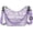 Purple, variant on Kukuzhu Quilted Shoulder Tote Bag for Women Padding Down Cotton Hobo Bag Casual Zip Adjustable Handbag