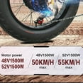 thumbnail image 2 of Dyskyn Kingkong Electric Bike for Adults 1500W Motor 48V 41Ah Removable Battery Long Range All Terrain E Bike UL2849 Certified, 2 of 6