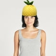 thumbnail image 5 of Jiibva Pineapple Hat Cute Beanie Crochet Hat Women Fruits Knitted Winter Headgear Halloween Christmas Clothing Accessories, 5 of 7