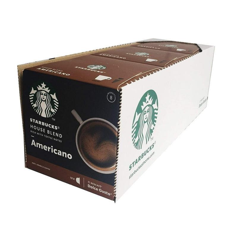 Nescafe Dolce Gusto Starbucks House Blend Americano x 3 Boxes 36