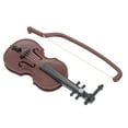 thumbnail image 4 of Miangastore Pendentif de Mariage Forme de Violon Marron 1Ensemble 3.3X1.3X0.6In, 4 of 8