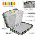 thumbnail image 4 of Haosy Accordion File Organizer Zipper Binder 500 Sheet 6-Tab Expanding File Folder Multi-Pocket 1.2 Inch 3 Ring Lake in Mountains, 4 of 7