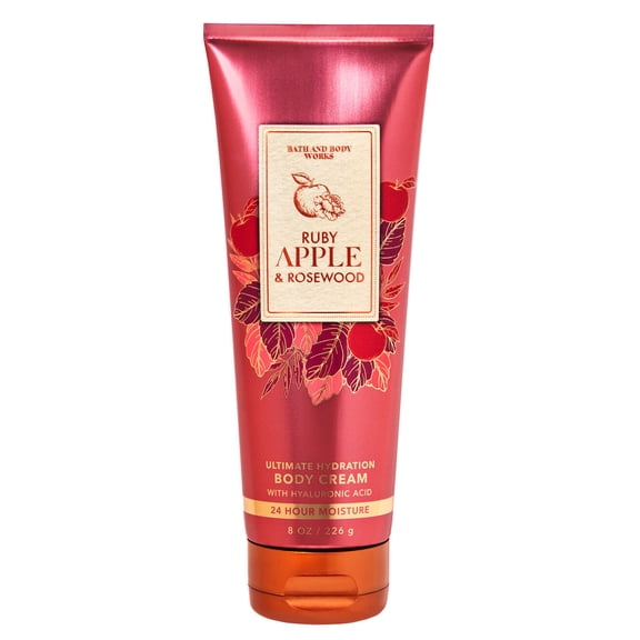 Bath & Body Works Ruby Apple & Rosewood Ultra Shea Body Cream, 8 Oz ...