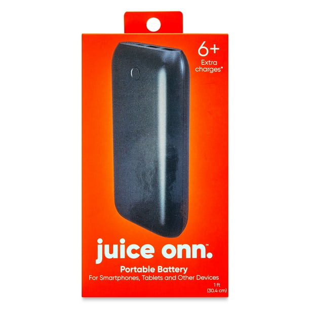 Onn dual top port portable battery