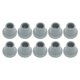 thumbnail image 4 of Puntas de muleta universales, redondas, grises, resistentes al deslizamiento, 28 mm de diámetro interior, puntas de bastón para accesorios de muletas, 4 of 8