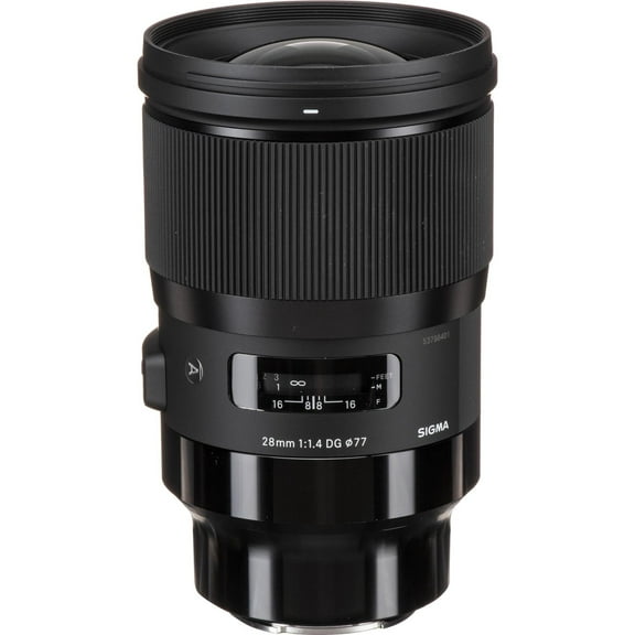 Sigma 28mm f/1.4 DG HSM Art Lens for Sony E-Mount Cameras: FREEFLY Wave, Sony Alpha A5000, A5100, A6000, A6100, A6300, A6400, A6500, A6600, A7, A7 II, A7 III, A7C, A7R, A7R II, A7R III, A7R IV & More