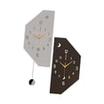 thumbnail image 2 of Reloj de pared de esquina de doble cara reloj decorativo arte de hierro único decoración de pared minimalista simple moderna para la Octogonal Pequeño, 2 of 8