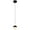 Black, variant on VONN Ravello 5" Integrated LED ETL Certified Aluminum Pendant in Brass