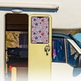thumbnail image 3 of XYZCANDO Star USA Flag RV Door Window Shade Fashion Camper Decor Easy to Install Foldable RV Door Cover Camper Blinds RV Black Out Window Covers with UV Protection and Privacy Features Red, 3 of 7