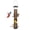 Coffee 1 PACK, variant on Metal Bird Feeders with 6 Feeding Ports,Tube Bird Feeder with Steel Hanger,Wild Bird Feeder for Outdoors Hanging, Attracting Birds in Your Lawn, Garden, Balcony