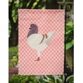 thumbnail image 3 of Carolines Treasures BB7949GF German Modena Pigeon Pink Check Garden Flag, 3 of 3