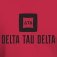 thumbnail image 3 of CafePress - Delta Tau Delta Black Stacked Signature T Shirt - Men's Classic Graphic Cotton T-Shirt, 3 of 4