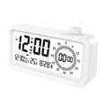 SATRINO Digital Alarm Clock Large Display, 5.9" LED Mirror Electronic