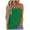 Green, variant on Women Strapless Bandeau Tank Top Eyelet Lace Boho Casual Sleeveless Summer Beach Vacation Loose Tops, Brown S