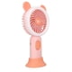 thumbnail image 5 of Ventilador de mano 3 niveles ajustable USB recargable agarre ergonómico mini ventilador de mano con luz deslumbrante para estudiantes niños rosa, 5 of 5