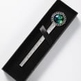 thumbnail image 5 of Peacock feathers Silver Lace-Edged Bookmark - Reading Accessories for Book Lovers, 5 of 5