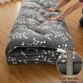 thumbnail image 3 of Towallmark Floral Pattern Japanese Futon Mattress for Adults, Twin Size Futon Mattress for Guest Room Kids Room, Sleeping Mattress for Floor Roll Up Camping Mattress, 3 of 8