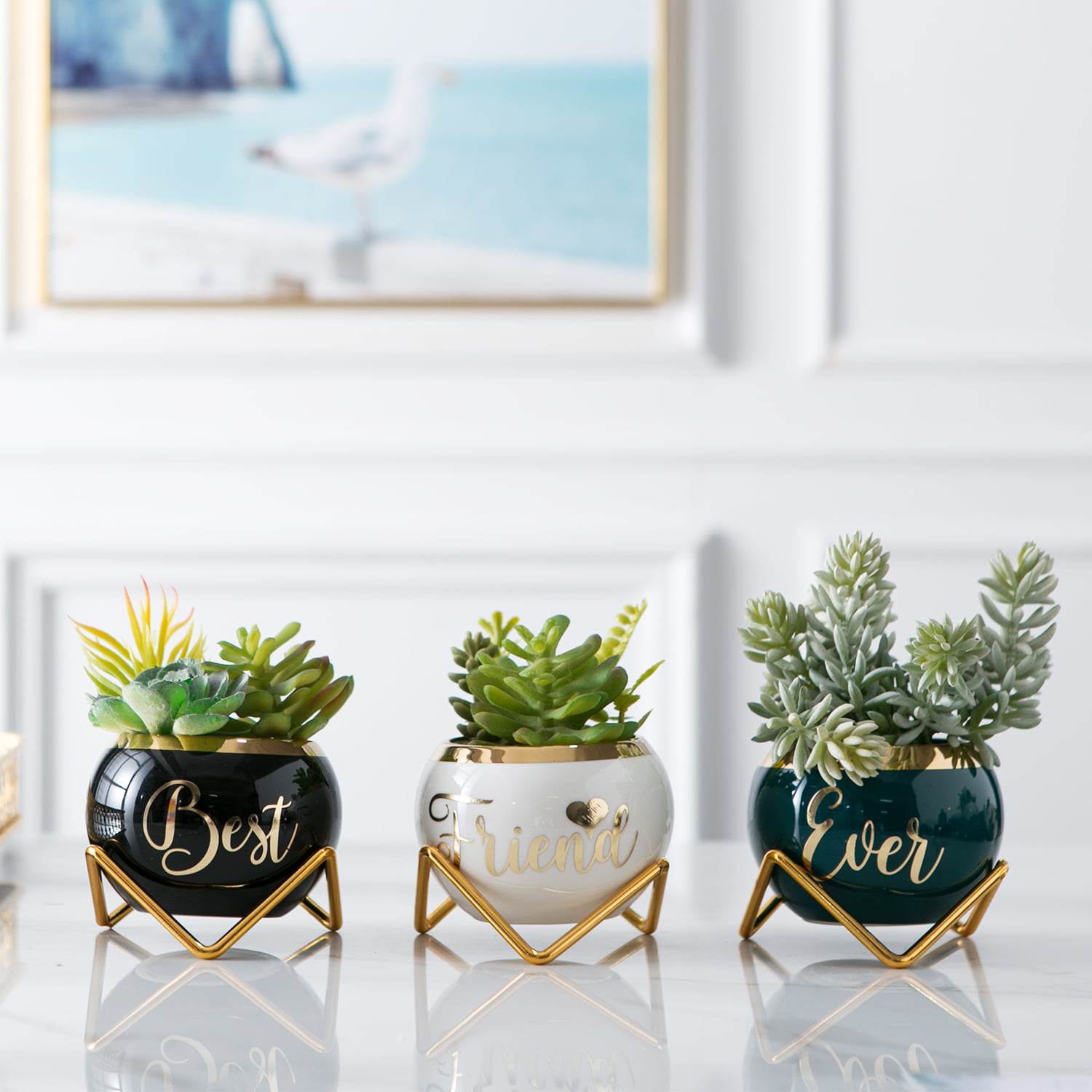  Birthday Gifts for Women,Bestfriend Gifts for Women,Unique Gift  Ideas for Birthday,Inspirational Gifts for Women,Graduation Gifts, Plastic  Succulent Pots Gifts with Gift Boxed(You are Loved) : Patio, Lawn & Garden