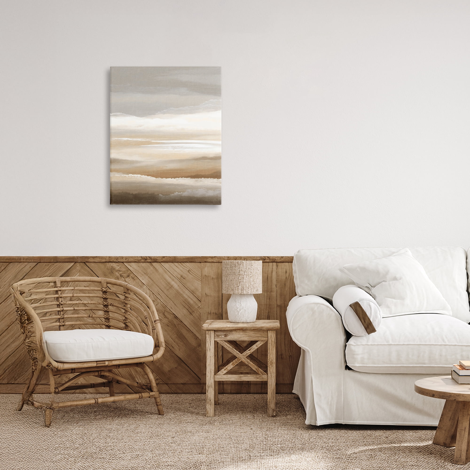 Stupell Industries The Horizon Serene Cloud Layers Canvas Wall Art, design by Ink Drop Loft