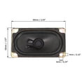 thumbnail image 2 of Altavoz interno micro de 5W 8 Ohm con imán, altavoz de 90x50mm, 2PCS, 2 of 4