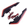 thumbnail image 1 of Motorcycle winglet aerodynamic spoiler wing decoration 12V cold light LED, 1 of 9