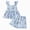 C224-Blue, variant on NIEWTR Toddler Kids Girl Clothes 12-18 Months Toddler Girl Clothes Summer Baby Girl Cute Sleeveless Tank Tops With Bow And Ruffled Shorts 2Pcs Outfits Set Loungewear