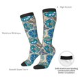 thumbnail image 4 of Susaid Vintage Floral Butterflies Print Thermal Winter Socks for Men and Women, Warm Crew Hiking Socks, for Boots and Outdoor Activities, 4 of 6