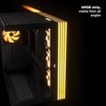 thumbnail image 2 of PC Case, ¡cállate! Base de luz 600 DX negra con tira LED ARGB, 2 of 9
