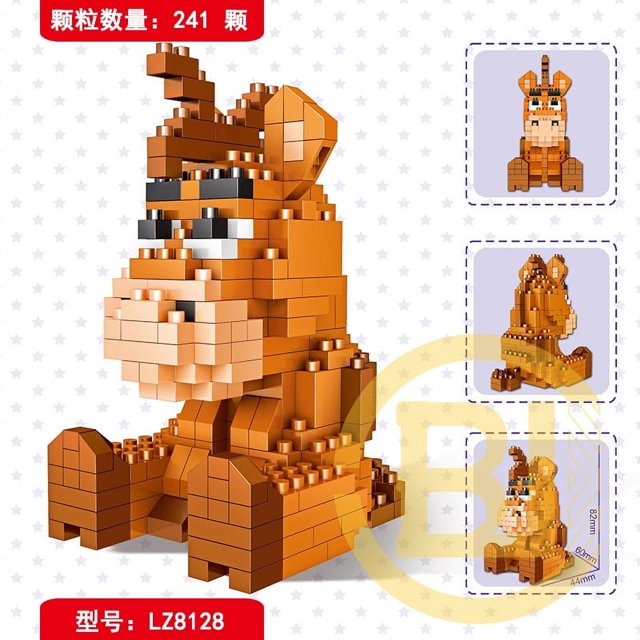 Bloques de construcción de micropartículas de dibujos animados de Disney para niños, juguete de montaje, figura de Anime, regalo para niños, lindo y bonito