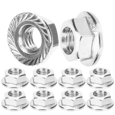 MasteelfCA 10 Pcs Écrou de Bride Écrou de Verrouillage de Bride en Acier Inoxydable Écrou M8 Insert d'Écrou de Bride