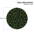 thumbnail image 3 of Pofeuu Cool Gamepad Print Leather Coasters Set of 6, Round Cups Mugs Mat Pad for Home Kitchen Heat Resistant Drink Coasters,Round Shape, 3 of 7