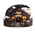 thumbnail image 3 of Linnome Whimsical Village Fabric Poke Art Kit Cottage No-Sew - Punch Needle Craft Set with 6 Styles & Guide - Relaxing Handmade Home Decor Craft Activity for Adults Beginners, 3 of 8