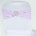 thumbnail image 5 of Efavormart 5pcs Lavender Spandex Chair Sash, Elastic Band Sashes Fitted chair tie for wedding Event Banquet Decor, 5 of 6