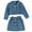 Blue, variant on Toddler KidsGirl's Spring Autumn Denim Skirt Set Long-Sleeve Button Jacket Tops and Bow Skirt Jeans Outfits 18M-6Y