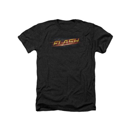 The Flash Action Superhero TV Series Lightning Name Adult Heather T-Shirt