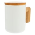 thumbnail image 1 of EeaseCA Coffee Mug Ceramic Cup with Wooden Handle Ceramic Drinkware for Tea Milk Coffee, 1 of 7