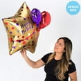 thumbnail image 2 of 28 inch Satin Birthday Balloons Foil Mylar Balloon - Party Supplies Decorations, 2 of 2