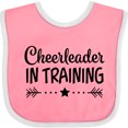 thumbnail image 3 of Inktastic Cheerleader in Training Boys or Girls Baby Bib, 3 of 4